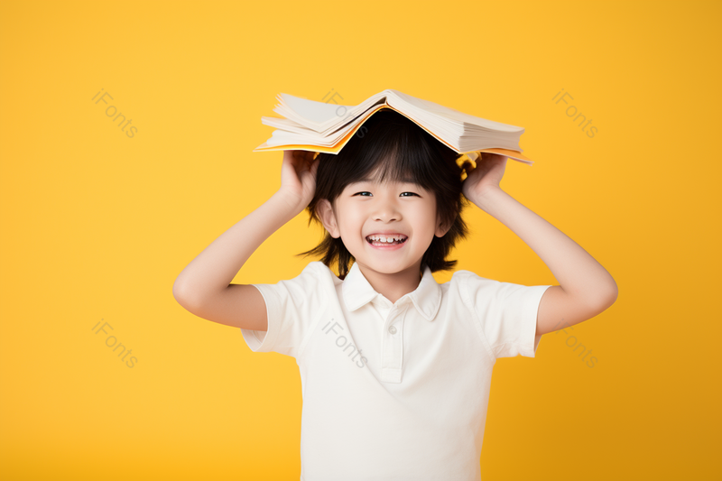 儿童节渐变背景爱学习的小男孩,高清,摄影图,摄影图片,图片大全,摄影图免费下载